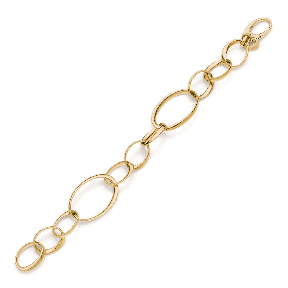 Unoaerre Bracciale donna catena in argento dorato | UNOAERRE Gioielli Economico