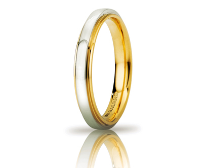 Unoaerre fede in oro bicolore 050afc282000001075043 | UNOAERRE Gioielli