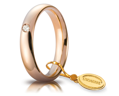 Unoaerre fede in oro rosa 040afc001001501075018 | UNOAERRE Gioielli