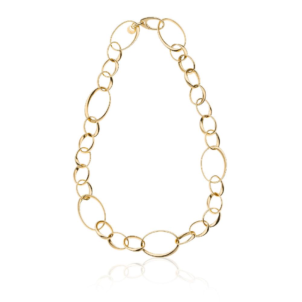 Unoaerre Collana donna catena in argento dorato | UNOAERRE Gioielli Promozione