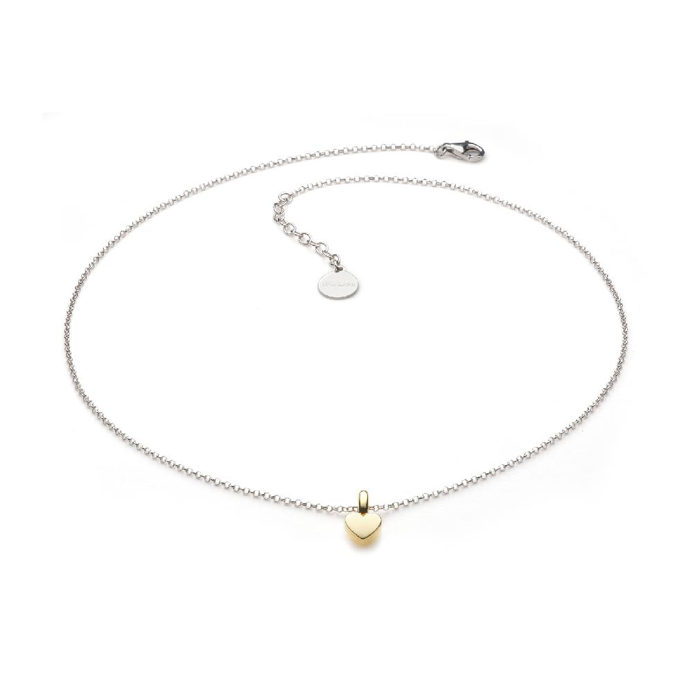 Unoaerre Collana in argento con cuore | UNOAERRE Gioielli Saldi