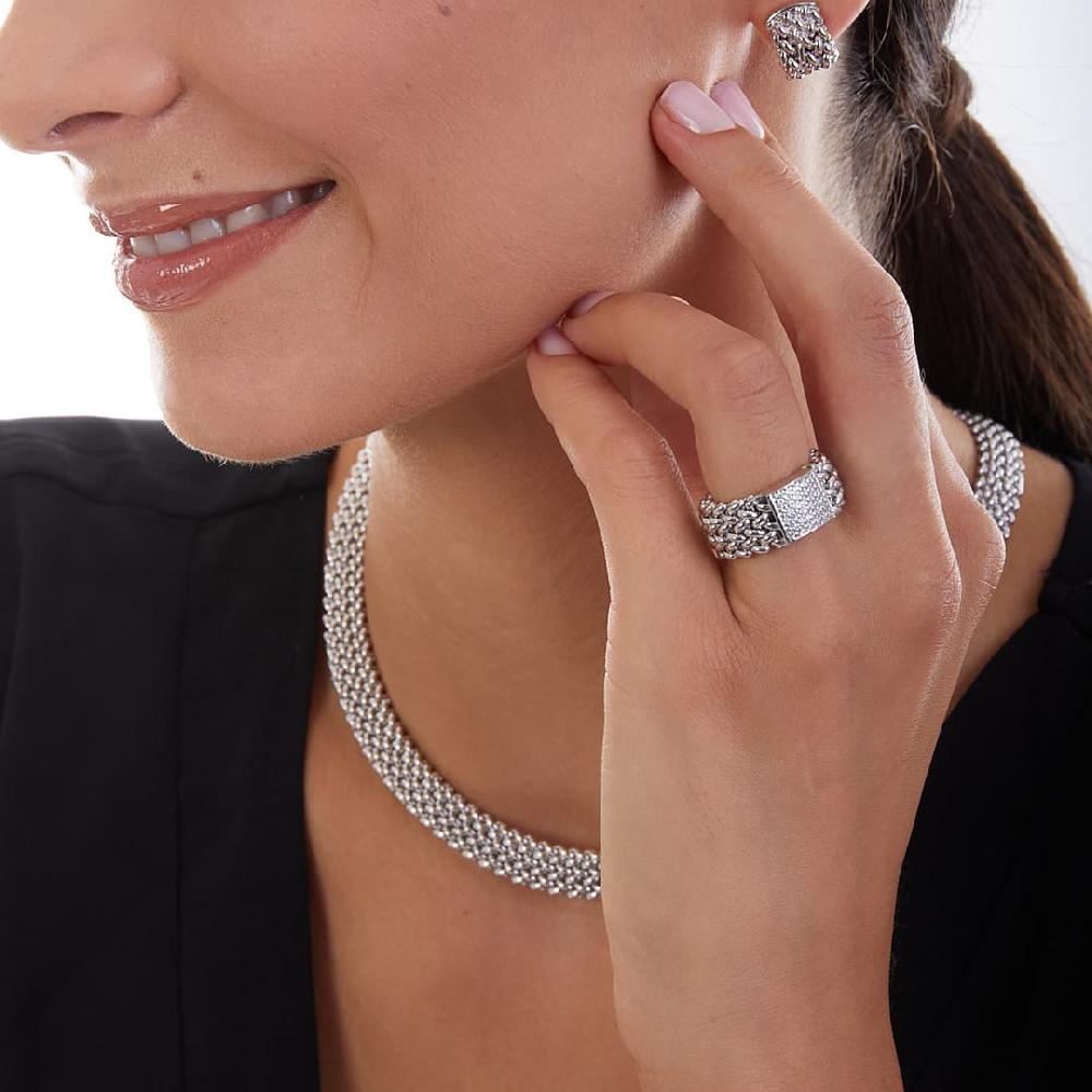Unoaerre Anello in argento bianco 509531 | UNOAERRE Gioielli Italia