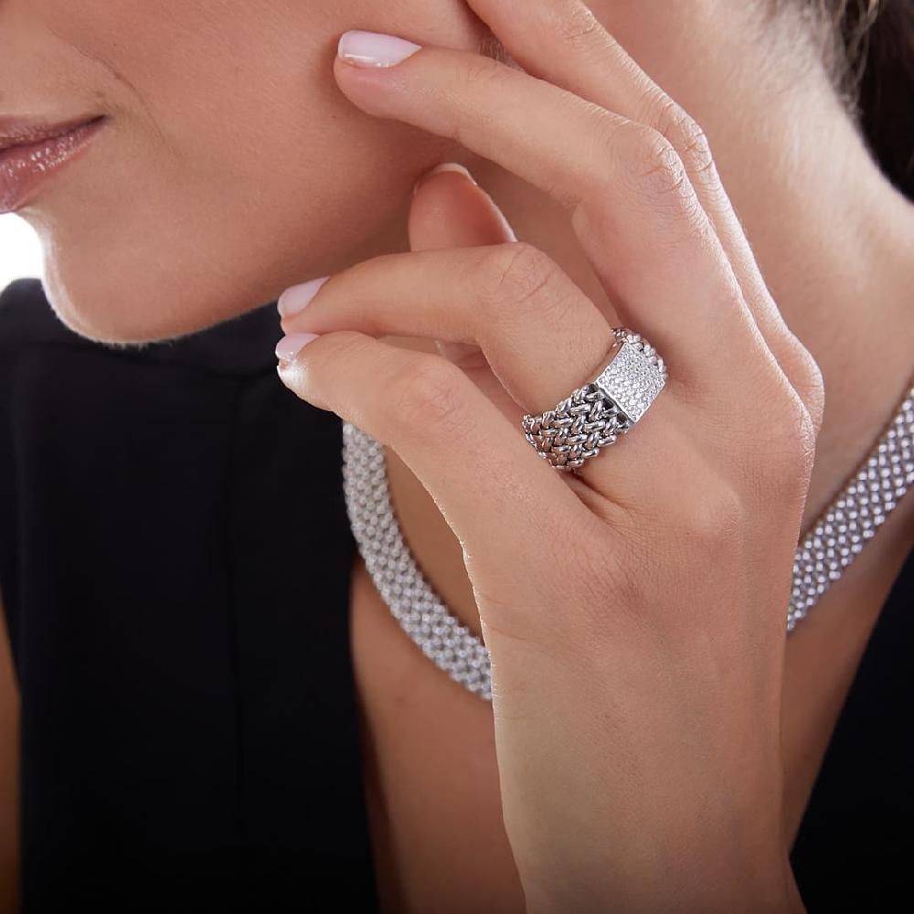 Unoaerre Anello in argento bianco 509531 | UNOAERRE Gioielli Italia