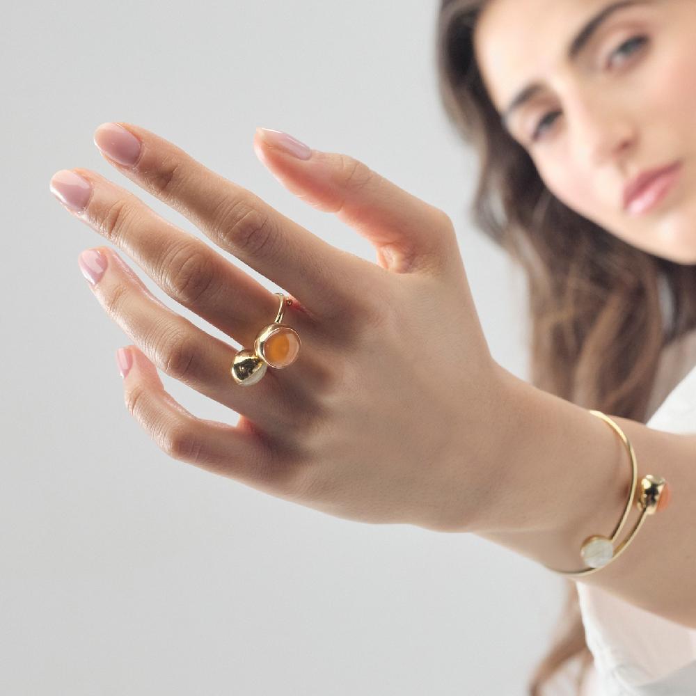 Unoaerre Anello in argento con pietre preziose | UNOAERRE Gioielli Affare Del Giorno