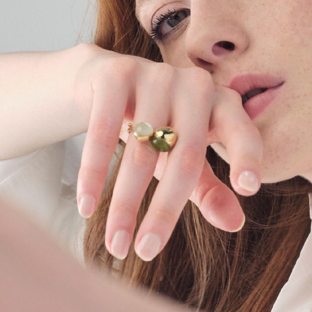 Unoaerre Anello in argento con pietre preziose | UNOAERRE Gioielli Prezzo Ridotto