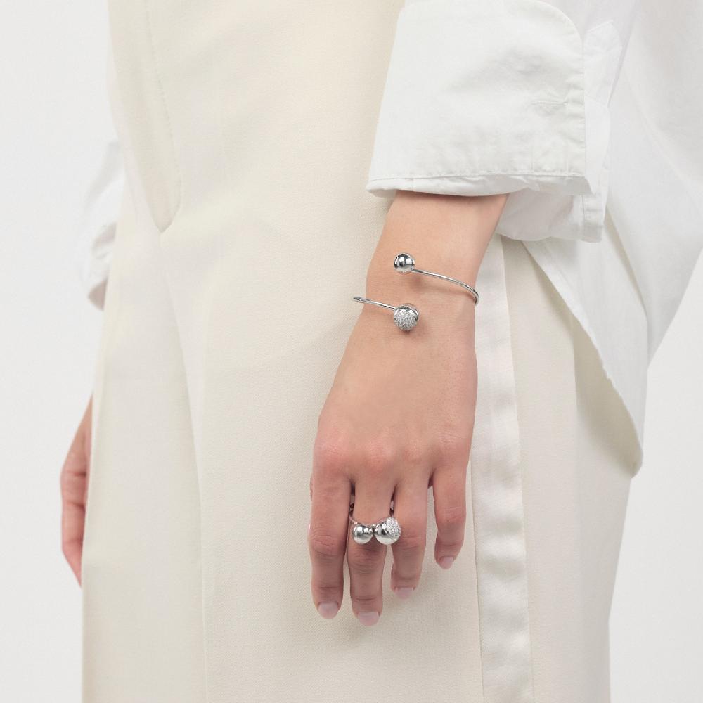 Unoaerre Anello in argento con pavé | UNOAERRE Gioielli Convenienza