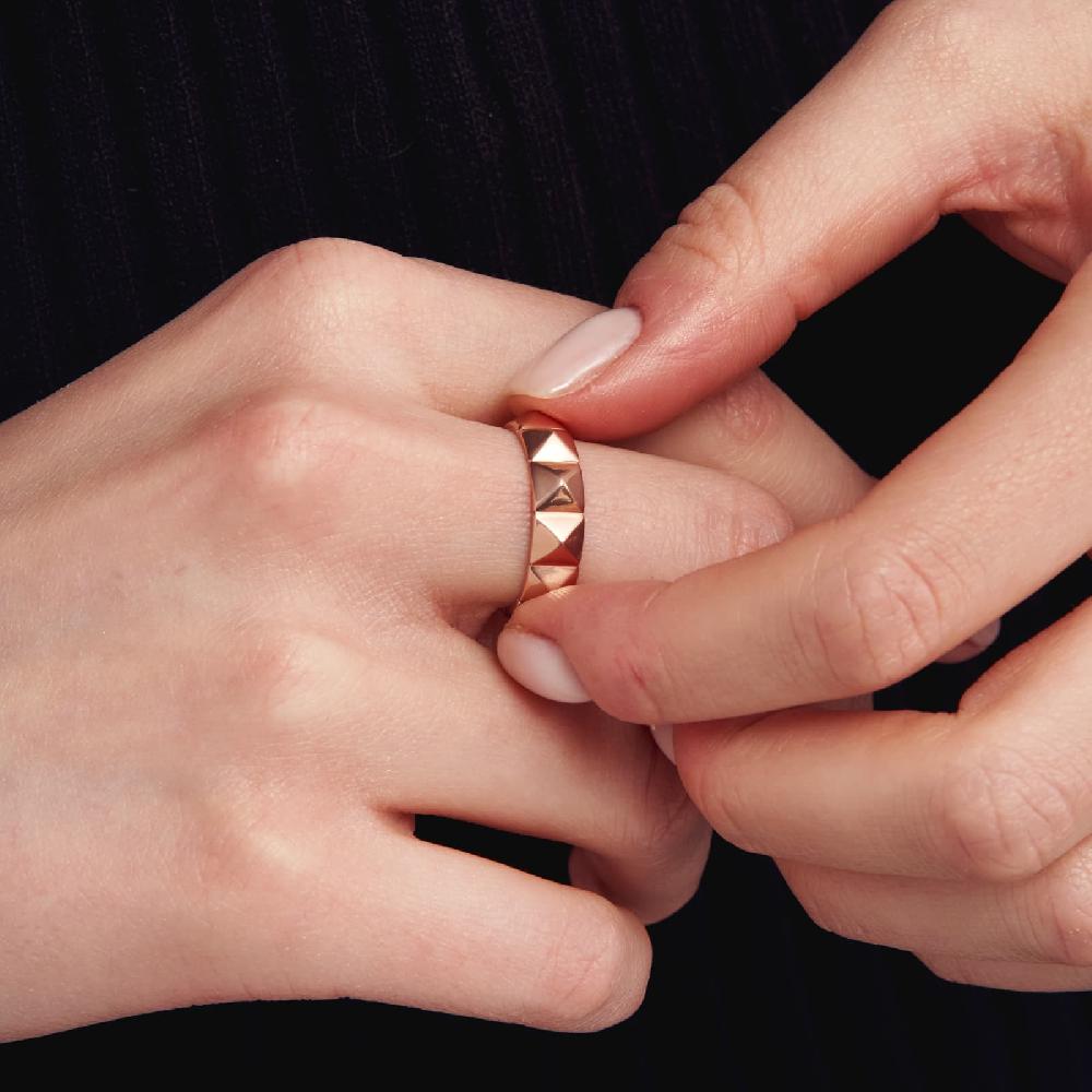 Unoaerre Anello in bronzo dorato rosa 520661 | UNOAERRE Gioielli Offerte