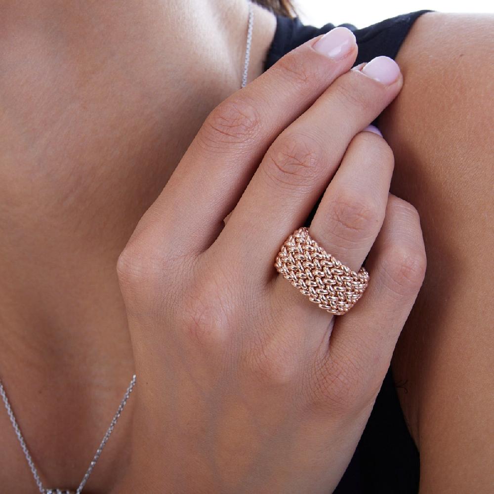 Unoaerre Anello in argento rosa | UNOAERRE Gioielli In Vendita