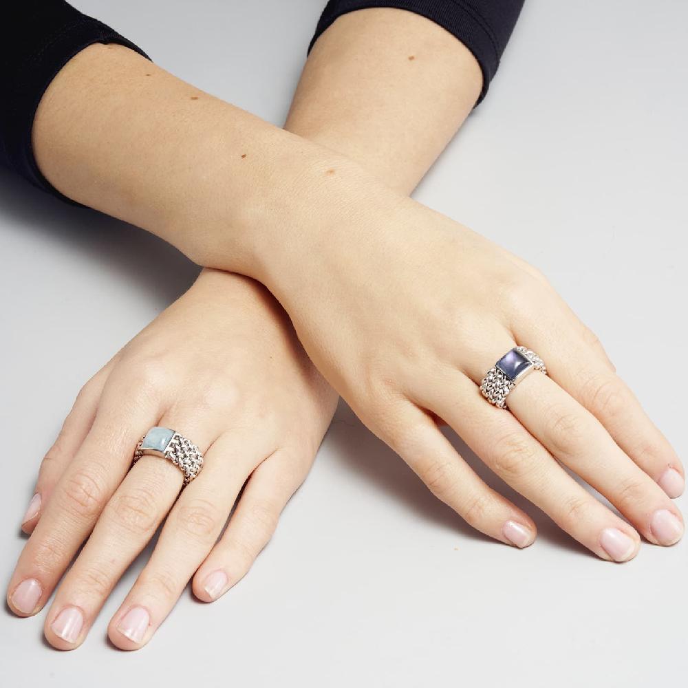 Unoaerre Anello in argento con ametista | UNOAERRE Gioielli Vendita Calda