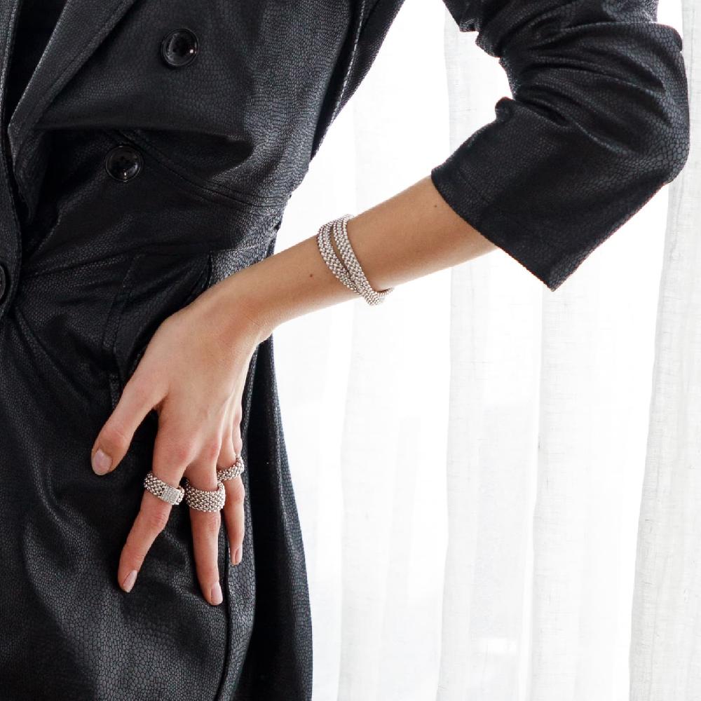 Unoaerre Anello a fascia in argento Chicco | UNOAERRE Gioielli Shopping Online