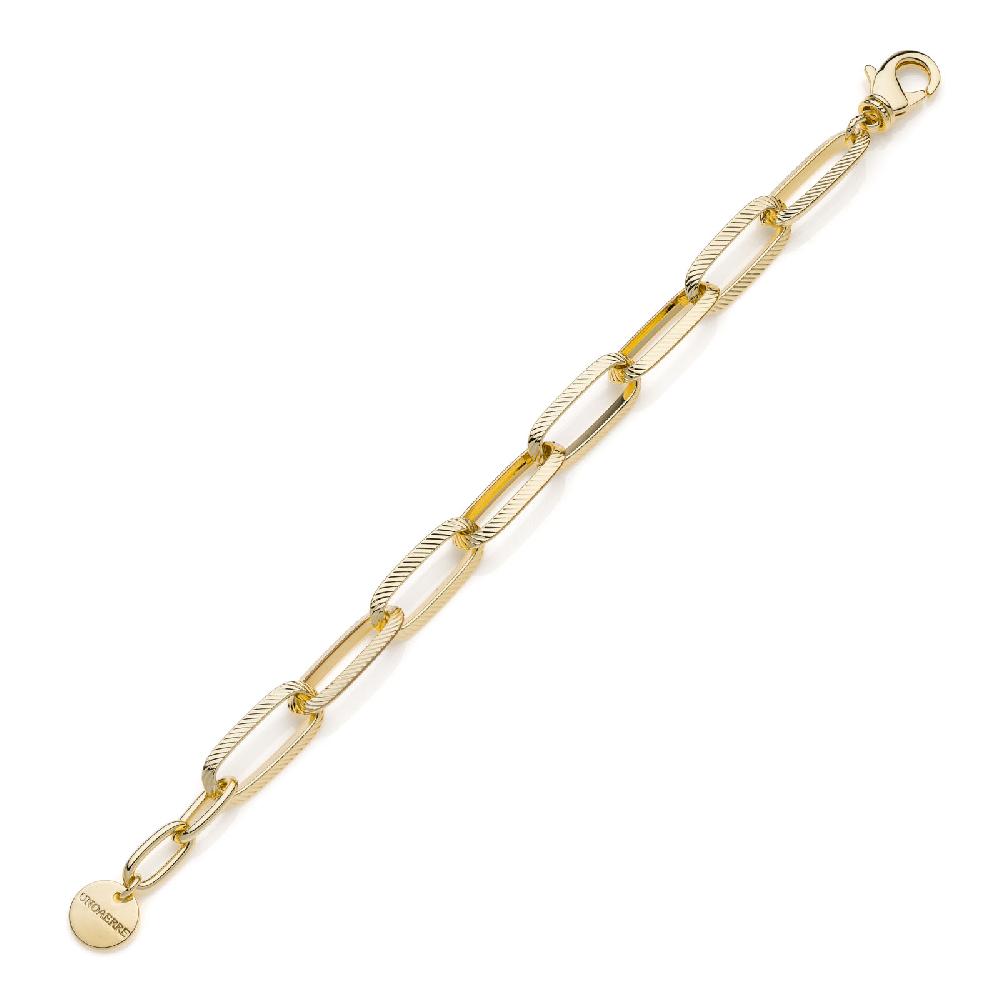 Unoaerre Bracciale dorato catena forzatina | UNOAERRE Gioielli Economico