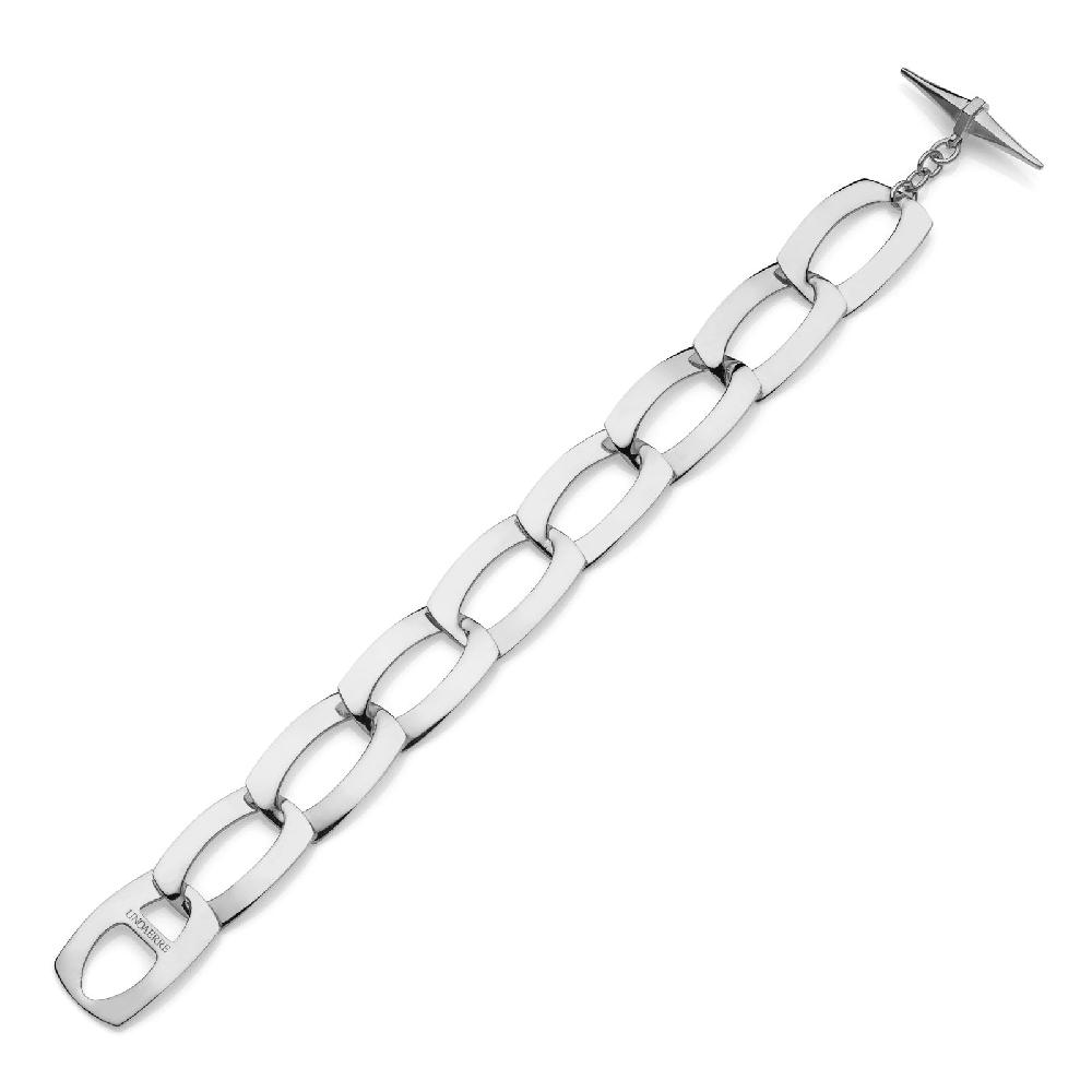 Unoaerre Bracciale catena argentata piatta | UNOAERRE Gioielli Offerte