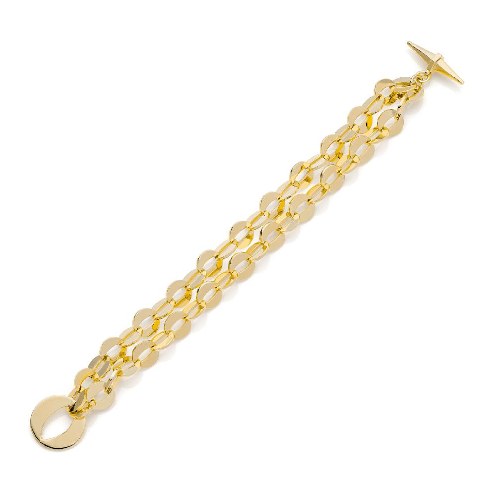 Unoaerre Bracciale catena doppia tonda | UNOAERRE Gioielli Vendita Economica