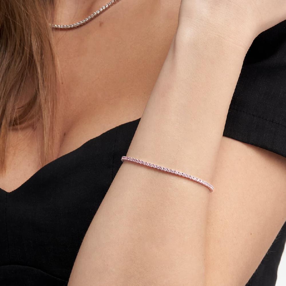 Unoaerre Bracciale tennis donna con zirconi rosa | UNOAERRE Gioielli Italy
