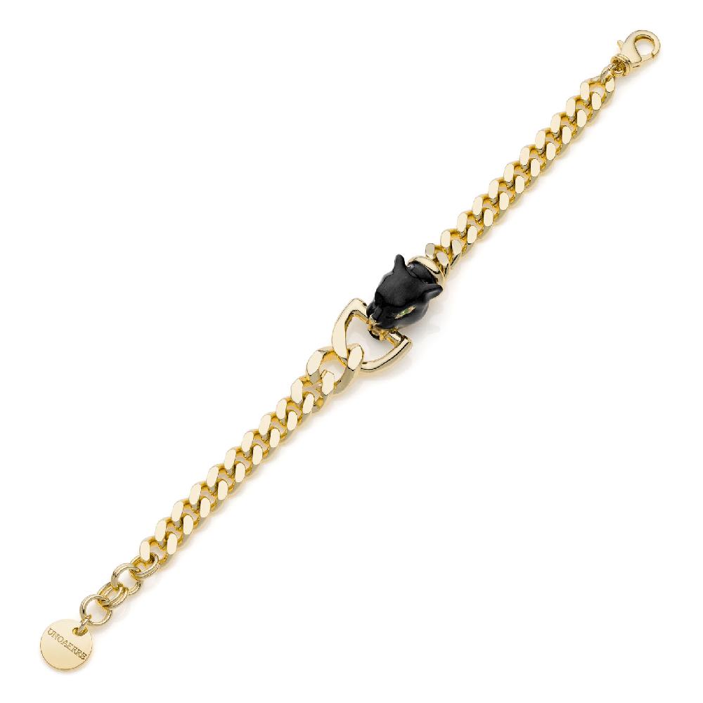 Unoaerre Bracciale catena testa di pantera | UNOAERRE Gioielli Acquista Ora