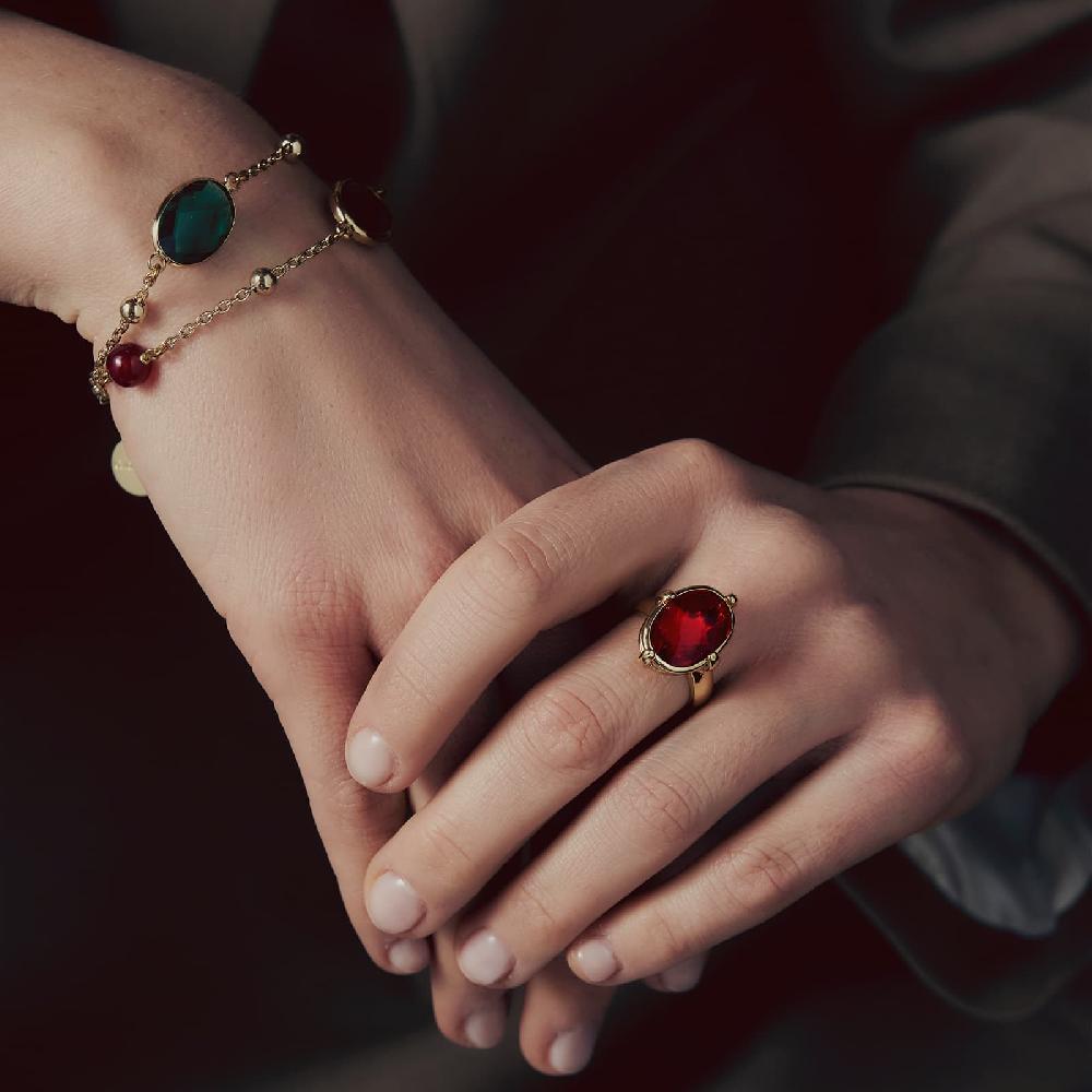Unoaerre Bracciale donna con pietre rosse e verdi | UNOAERRE Gioielli Promozione Limitata