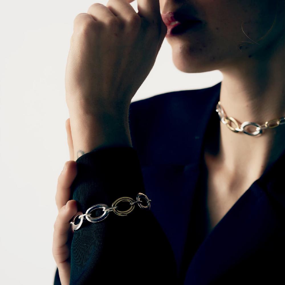 Unoaerre Bracciale donna bicolore Infinity | UNOAERRE Gioielli Fino Al -60%