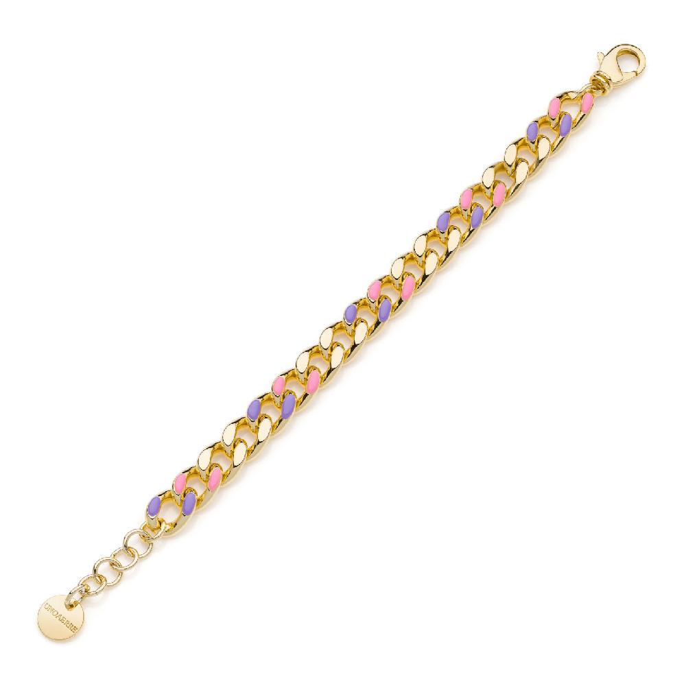 Unoaerre Bracciale groumette smalto rosa e lilla | UNOAERRE Gioielli Offerte