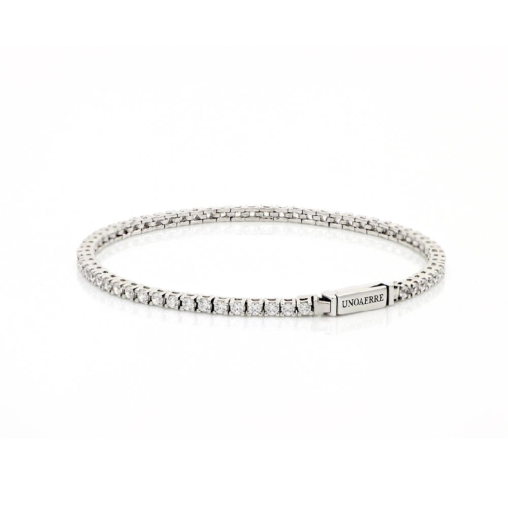 Unoaerre Bracciale Tennis in Argento con zirconi | UNOAERRE Gioielli Affare Del Giorno