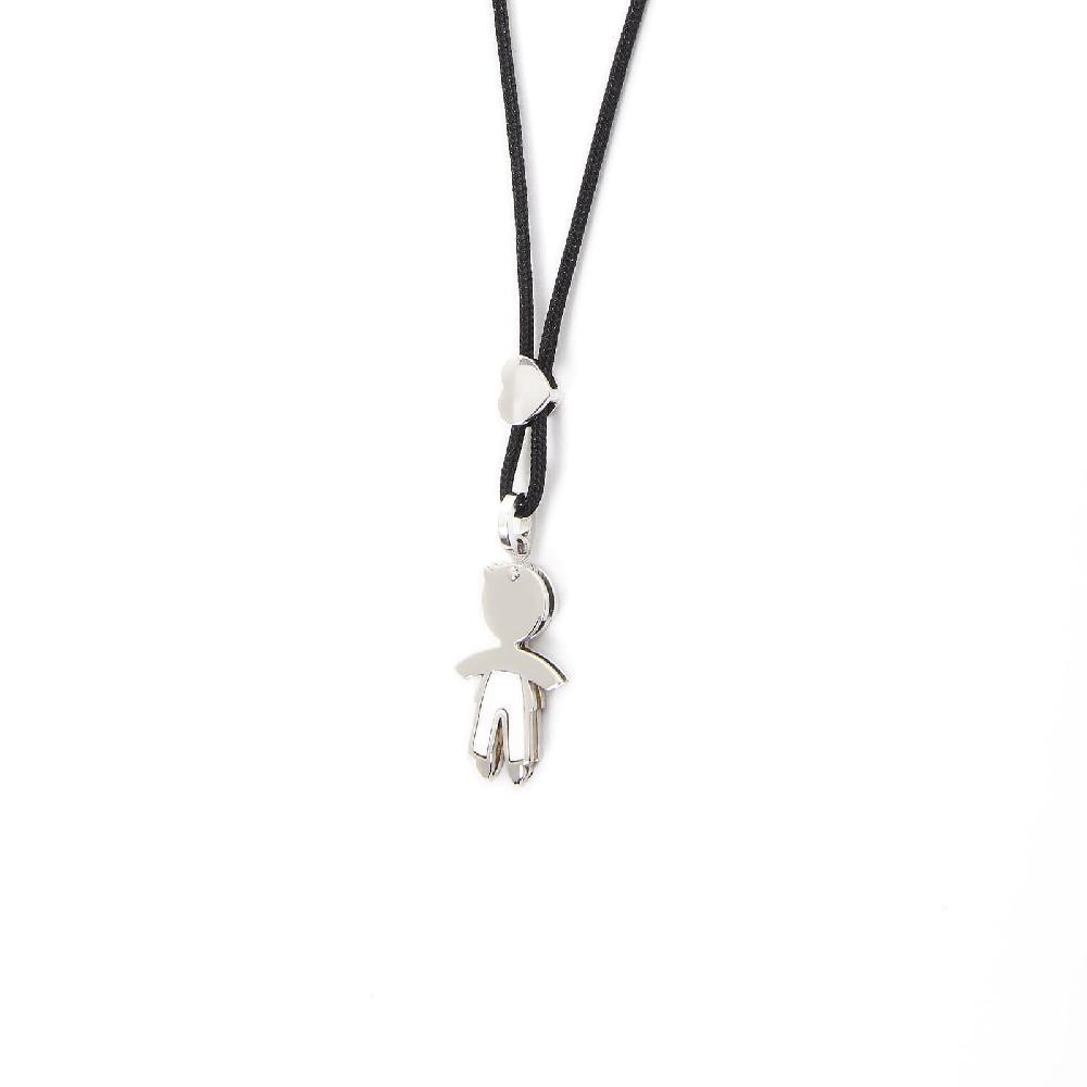 Unoaerre Collana con pendente in oro bianco e madreperla bimbo | UNOAERRE Gioielli Offerta San Valentino