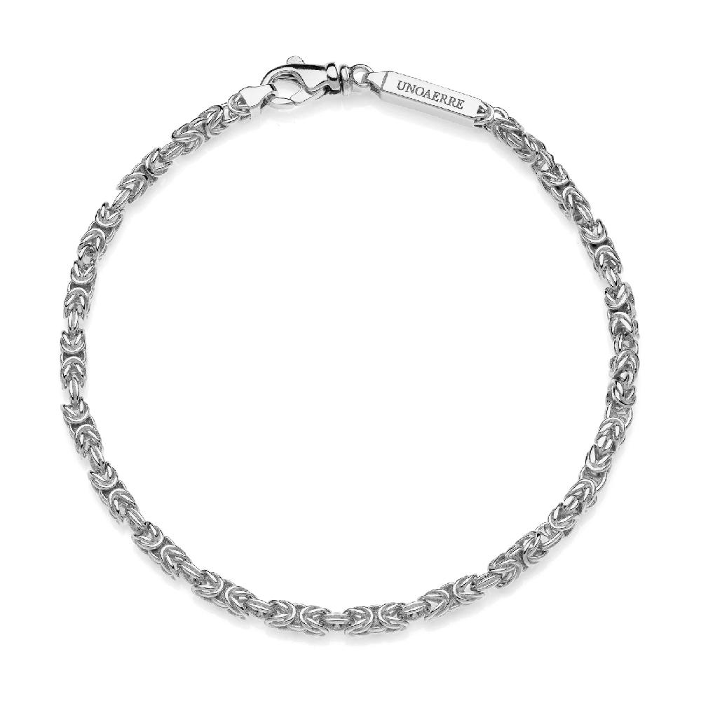 Unoaerre Bracciale uomo argento catena | UNOAERRE Gioielli Esporta salva
