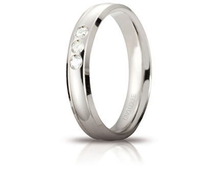 Unoaerre fede in oro bianco 040afc279003001075004 | UNOAERRE Gioielli