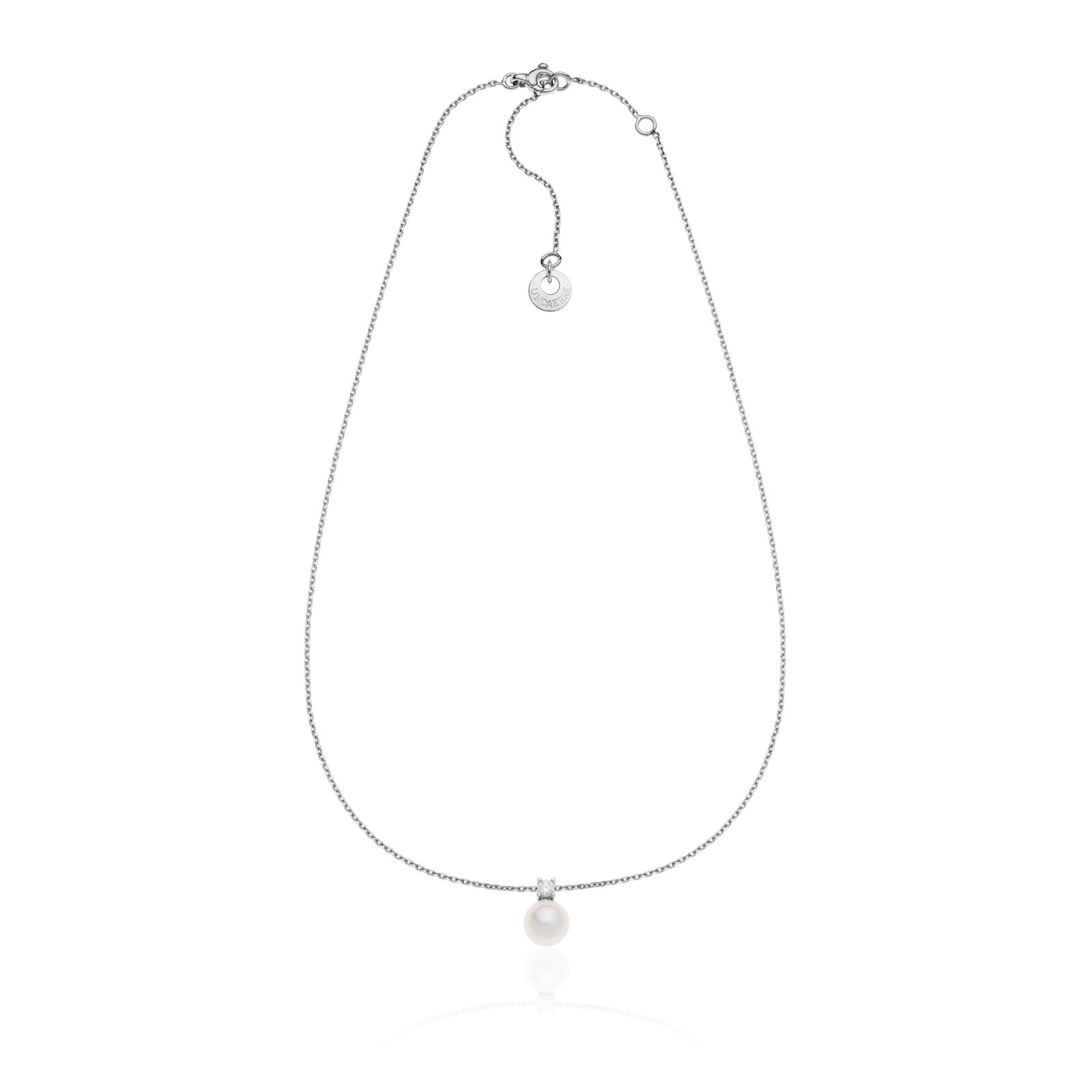 Unoaerre Collana in argento con perla | UNOAERRE Gioielli Offerta Giorno del Papà