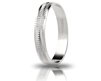 Unoaerre fedina in oro bianco 000af 294000001075004 | UNOAERRE Gioielli