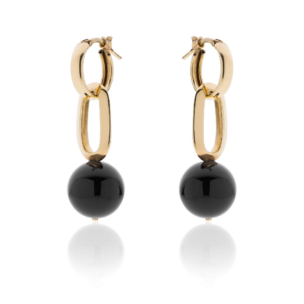 Unoaerre Orecchini con perla nera | UNOAERRE Gioielli Shopping online