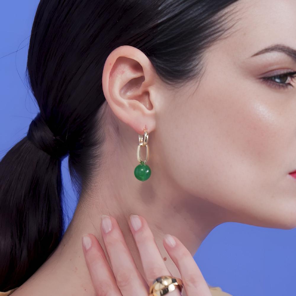 Unoaerre Orecchini con perla verde | UNOAERRE Gioielli Black Friday
