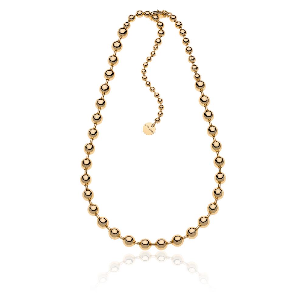 Unoaerre Collana in bronzo dorato Sphere | UNOAERRE Gioielli In Linea