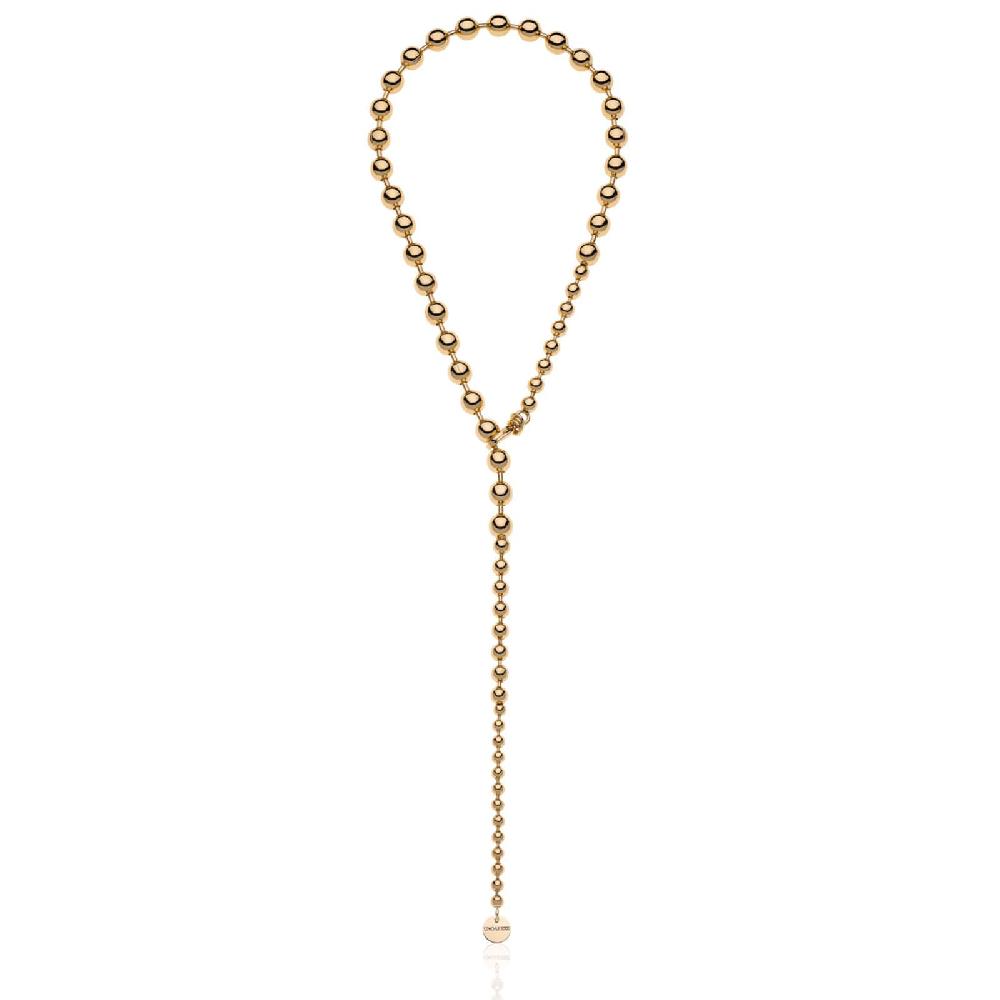 Unoaerre Collana in bronzo dorato Sphere | UNOAERRE Gioielli In Linea