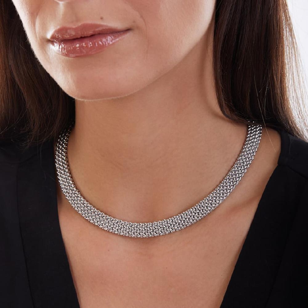 Unoaerre Collana in argento bianco 509527 | UNOAERRE Gioielli Soddisfazione Garantita