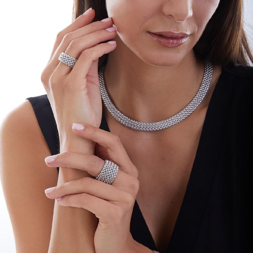 Unoaerre Collana in argento bianco 509527 | UNOAERRE Gioielli Soddisfazione Garantita
