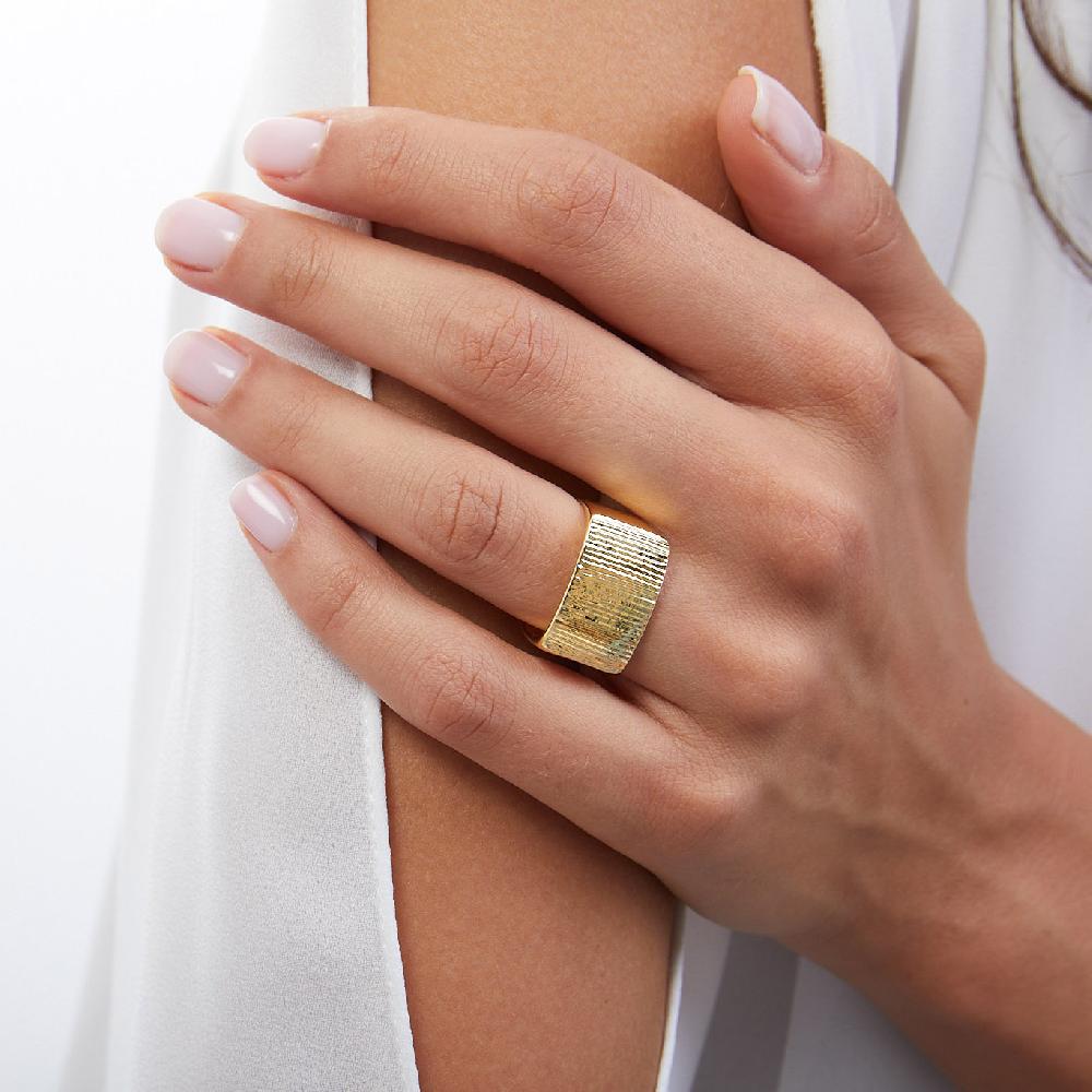 Unoaerre Anello in bronzo dorato 512213 | UNOAERRE Gioielli Offerta Giorno del Papà