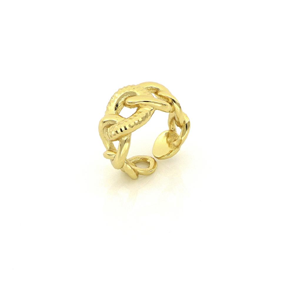 Unoaerre Anello groumette placcato oro | UNOAERRE Gioielli