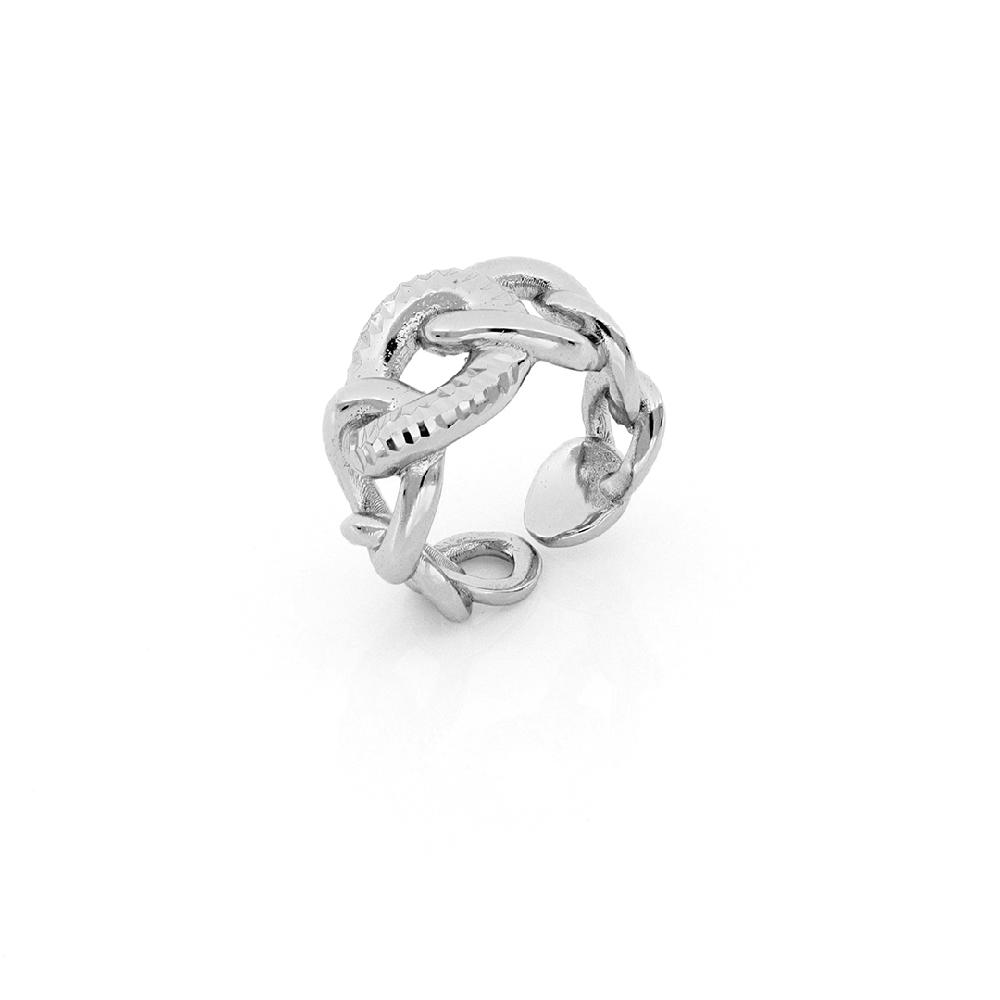 Unoaerre anello in bronzo argentato 498097 | UNOAERRE Gioielli