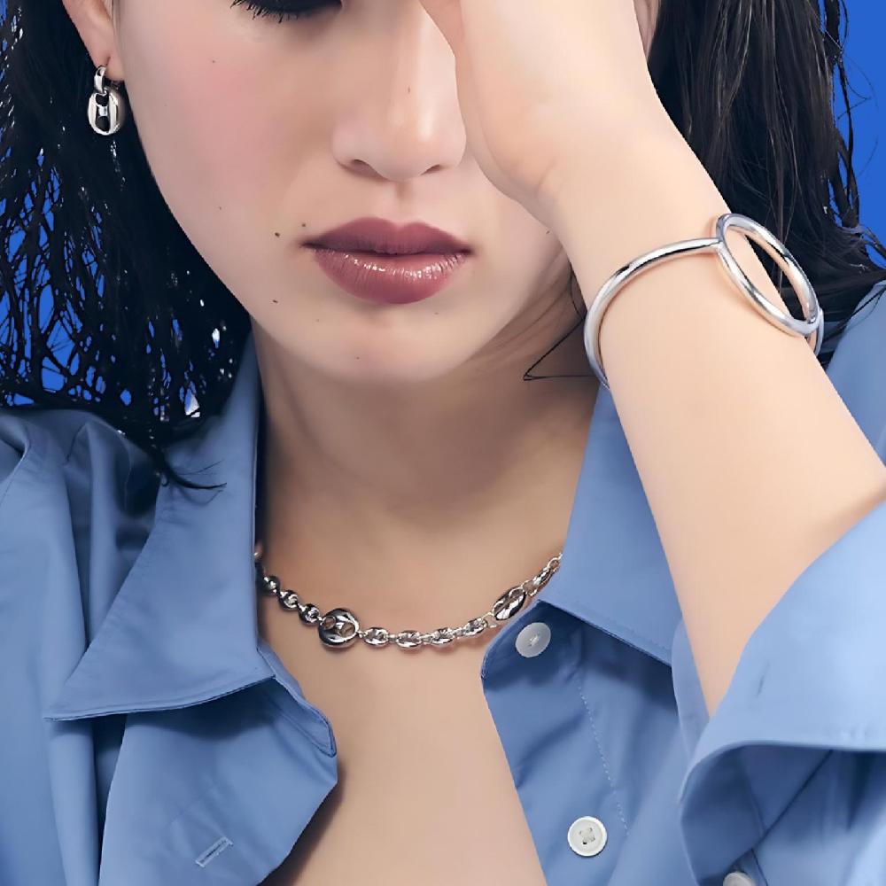 Unoaerre Collana catena in argento rodiato | UNOAERRE Gioielli Prezzo basso