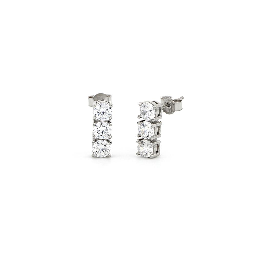 Unoaerre Orecchini in argento con zirconi | UNOAERRE Gioielli