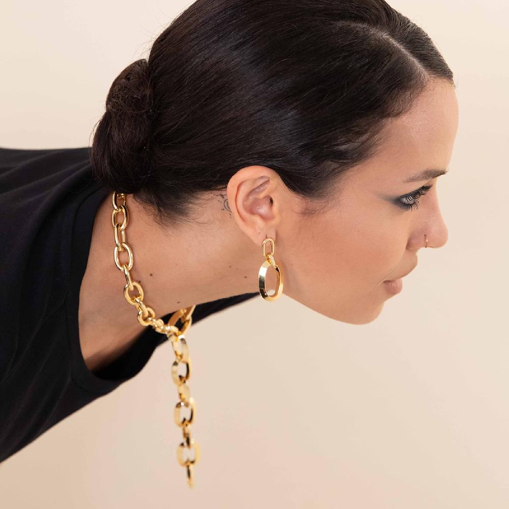 Unoaerre Bracciale argentato rigido a tubo triangolare da donna | UNOAERRE Gioielli Latest stili