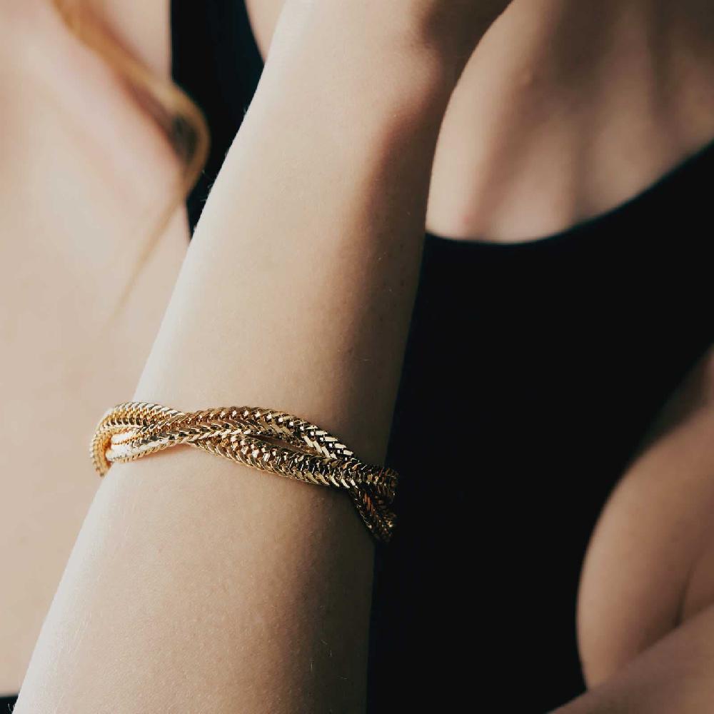Unoaerre Bracciale donna coda di volpe a intreccio | UNOAERRE Gioielli Trasporto libero internazionale