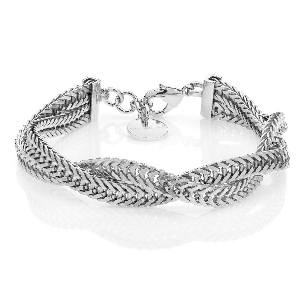 Unoaerre Bracciale donna coda di volpe a intreccio | UNOAERRE Gioielli Officina