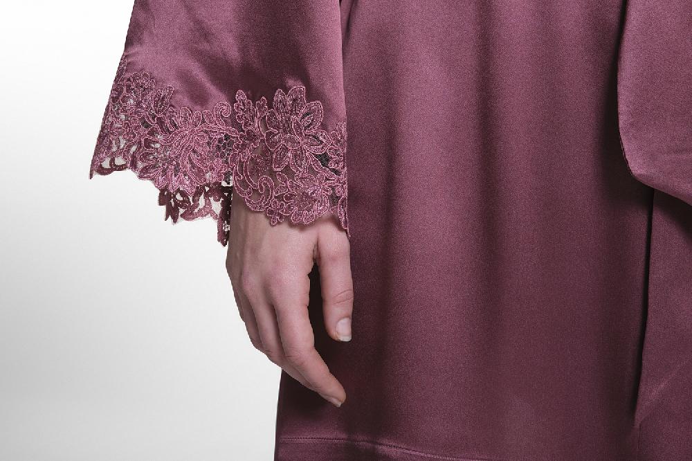 Verdiani Kimono Pura Seta In Linea