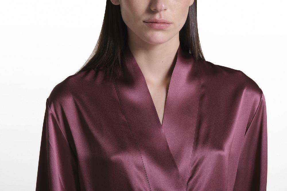 Verdiani Kimono Pura Seta In Linea