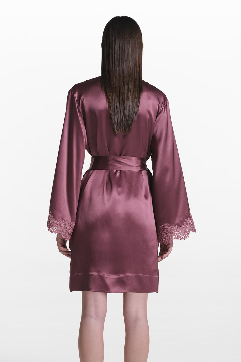 Verdiani Kimono Pura Seta In Linea