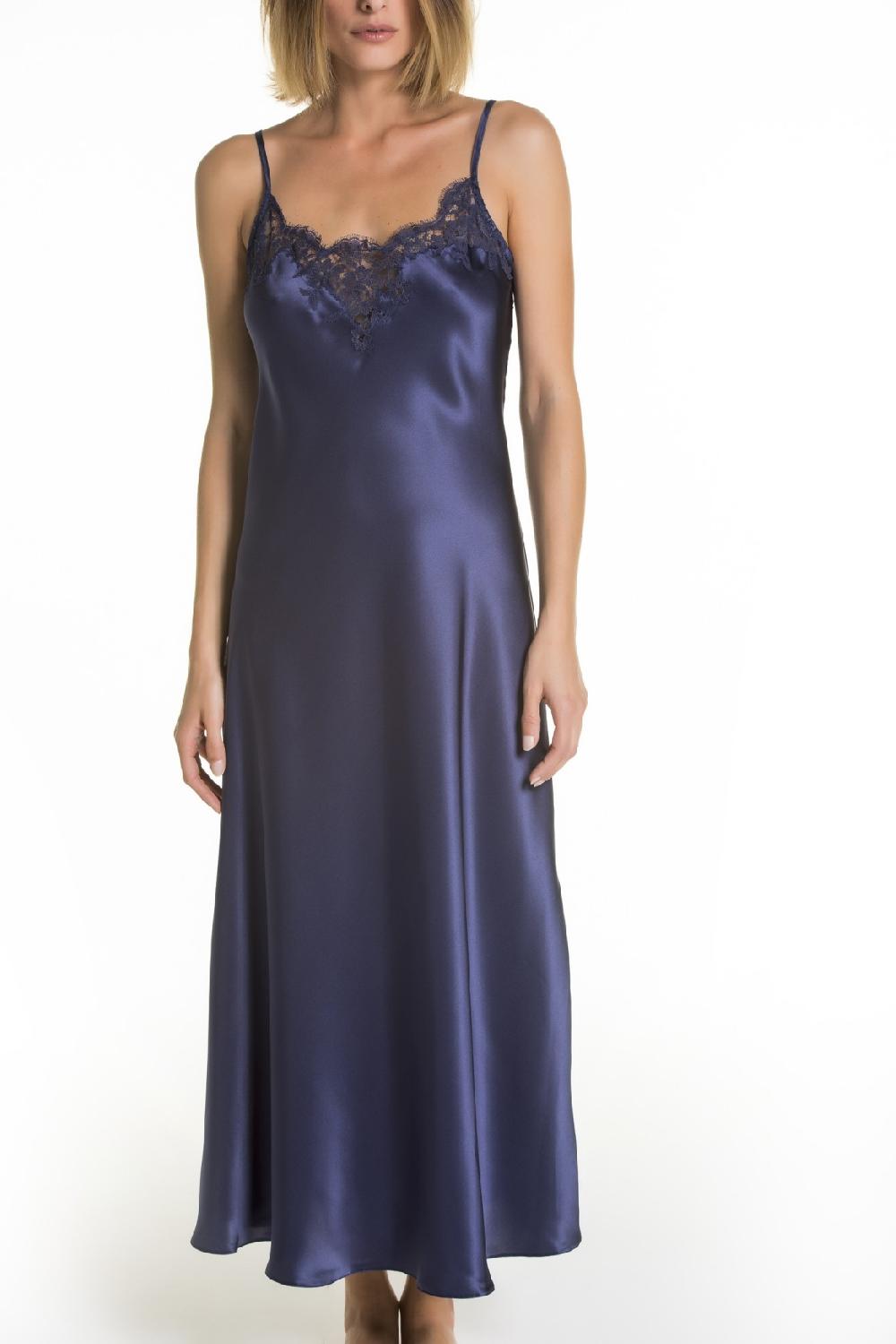 Verdiani Camicia Pura Seta – Blu Presa