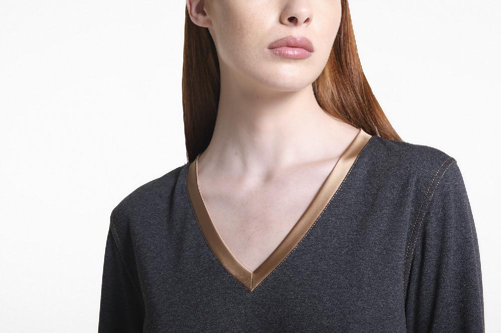 Verdiani Camicia Interlock Cotone Vendita Calda