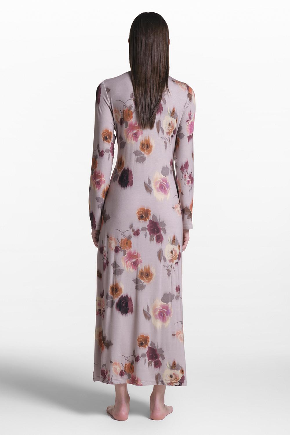 Verdiani Camicia Viscosa Stampa Fiore Saldi