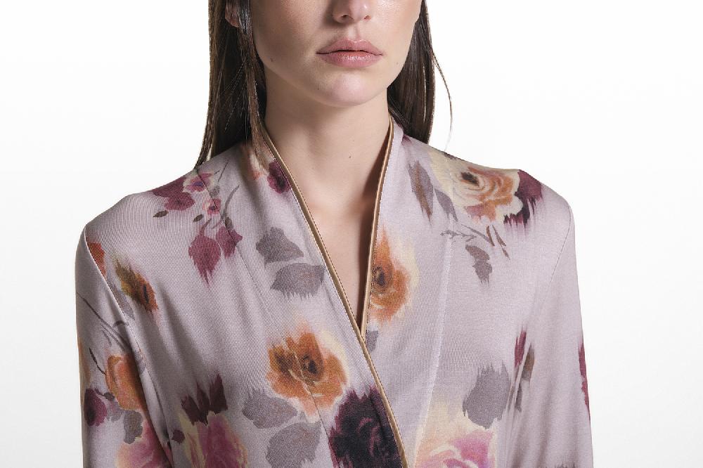 Verdiani Camicia Viscosa Stampa Fiore Offerte
