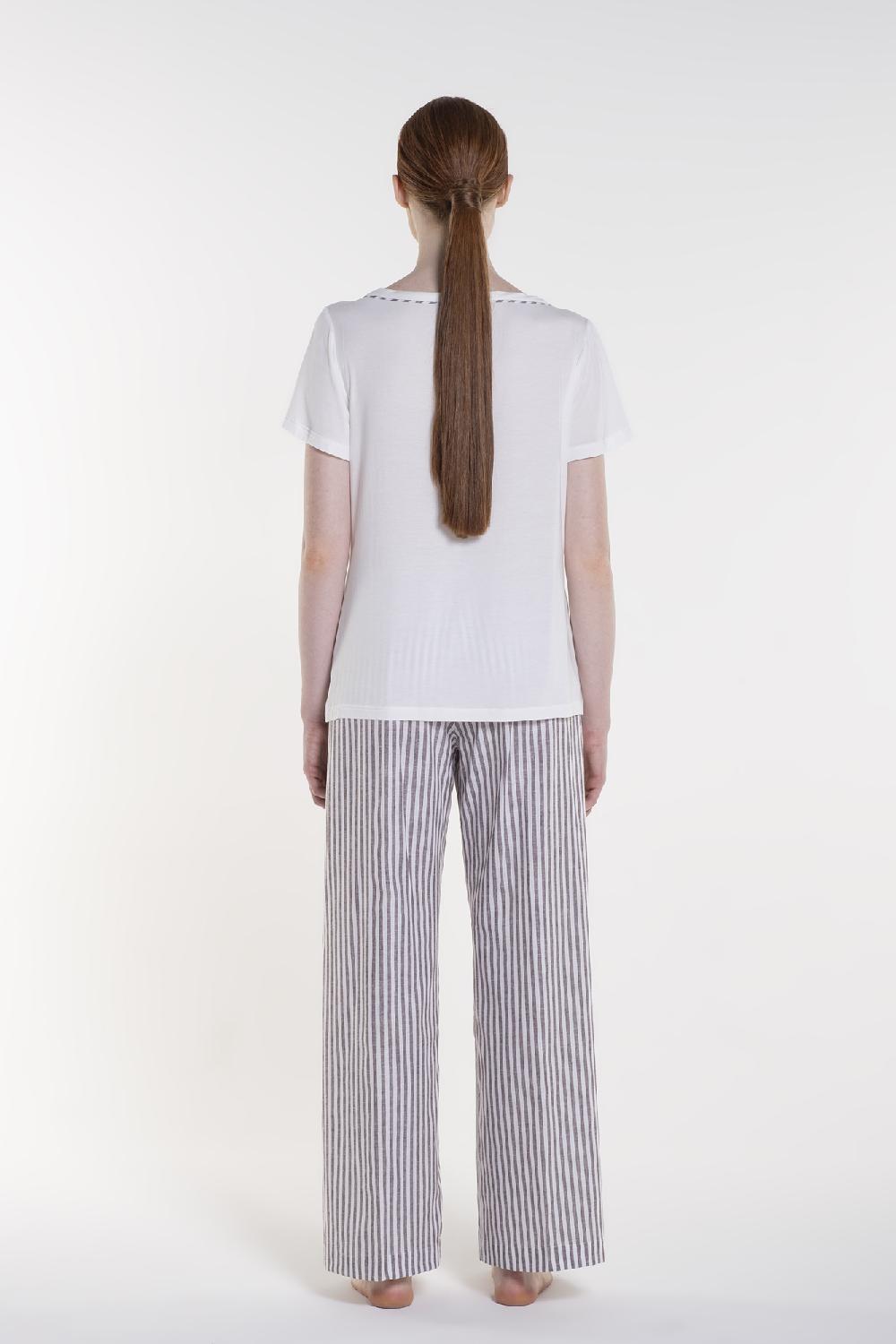 Verdiani Pigiama Modal Tencel + Lino/Cotone In Vendita